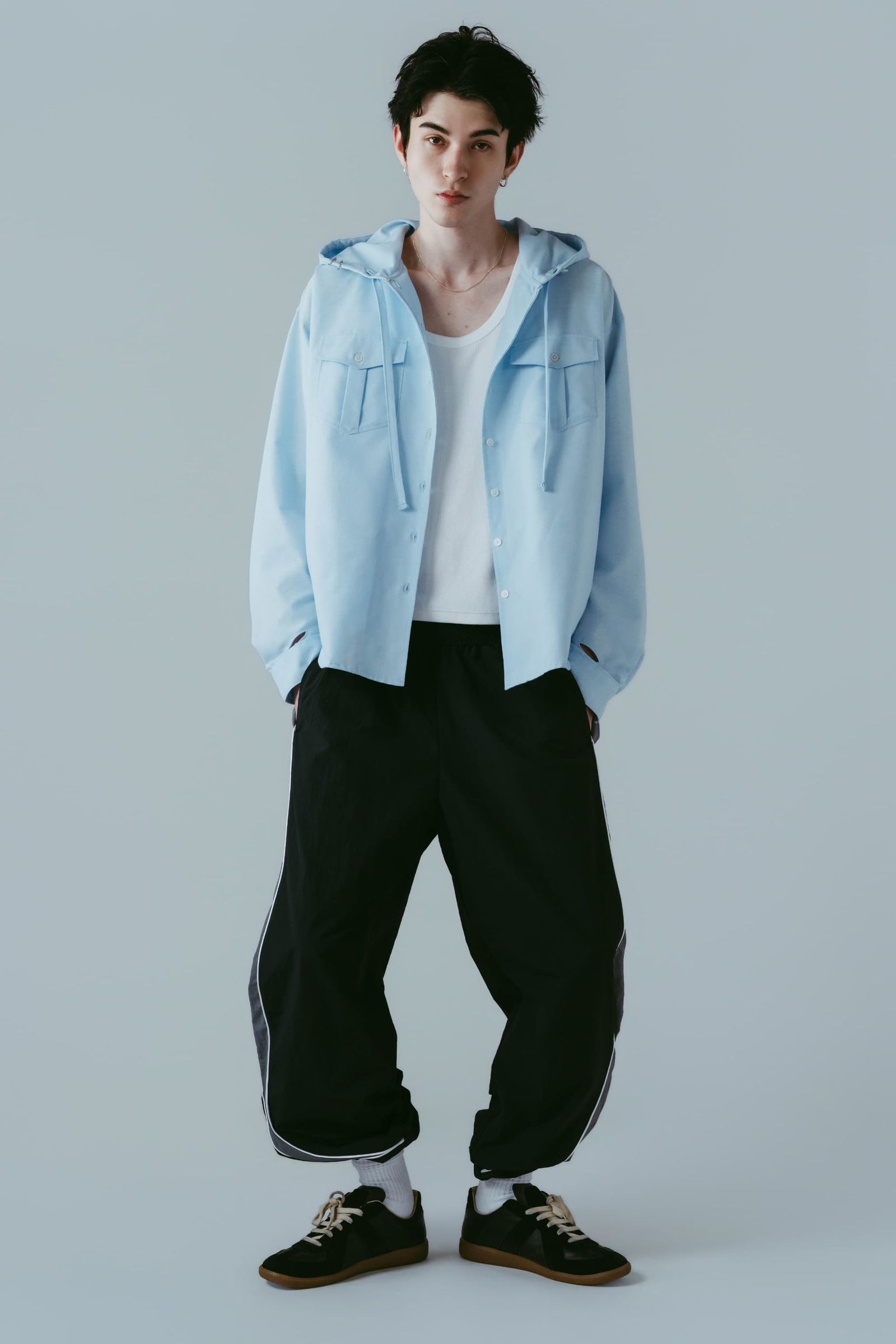 UVプロテクション フーディ (ブルー) UV protection hoodie(unisex) (Blue) /  26SS