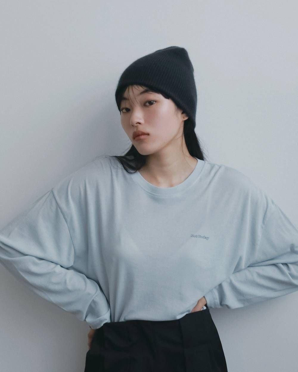 ラクーンニット ビーニー (チャコールグレー) Raccoon Knit Beanie (Charcoal gray) / 26AW 【6月29日まで期間限定予約】