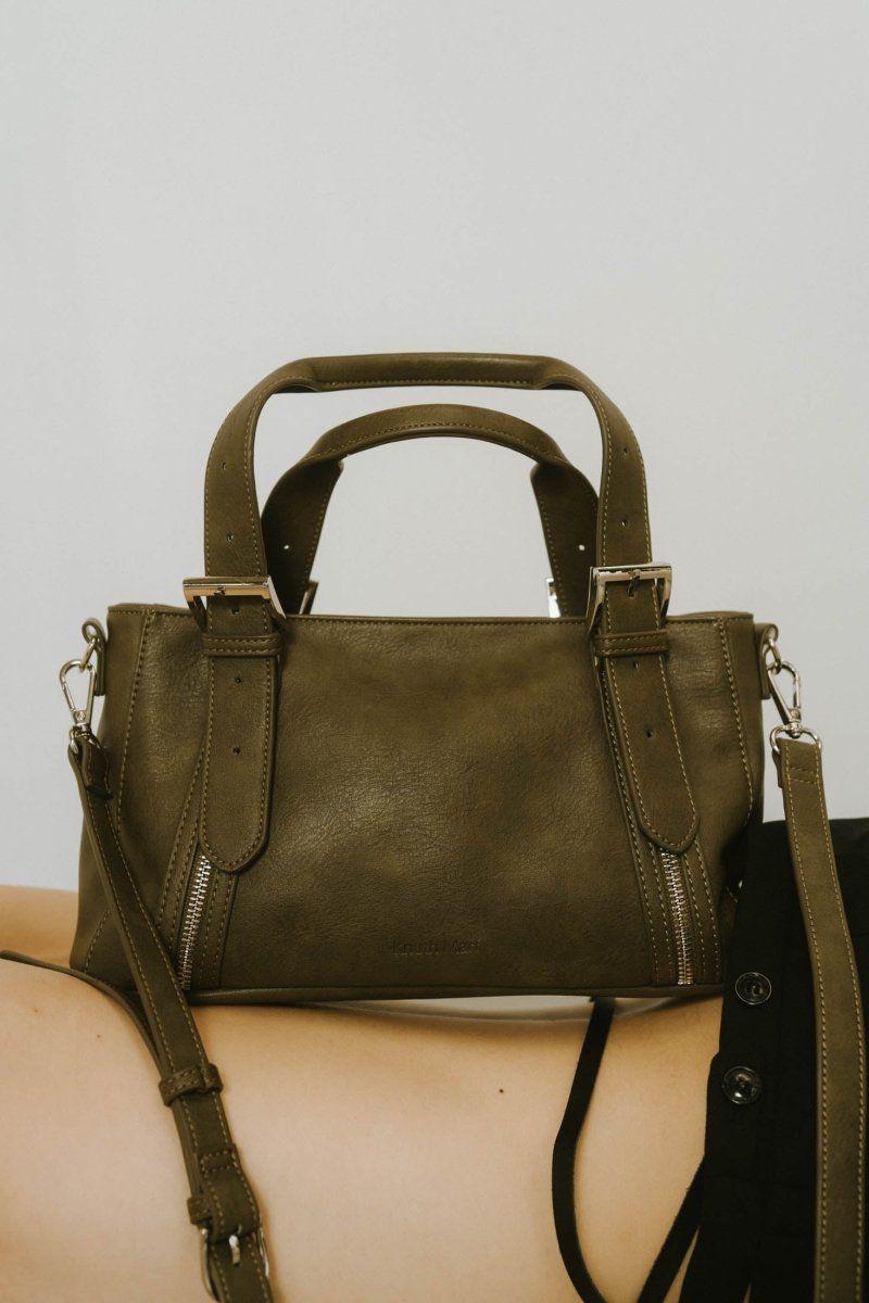 zip belt boston bag / ジップベルトボストンバッグ (グリーン)