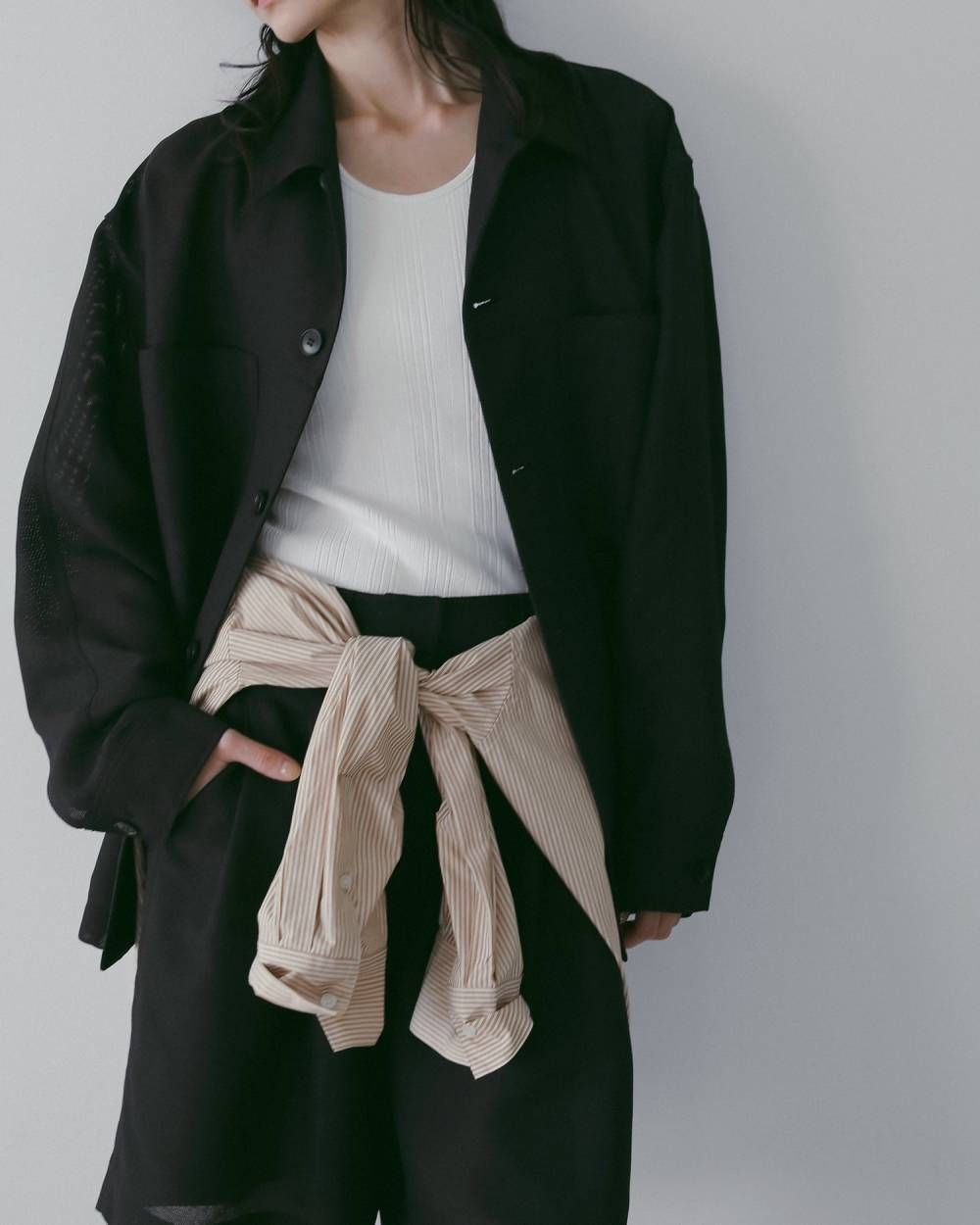 ワークポケットシャツ (ネイビー) Work Pocket Shirts (Navy) / 26SS