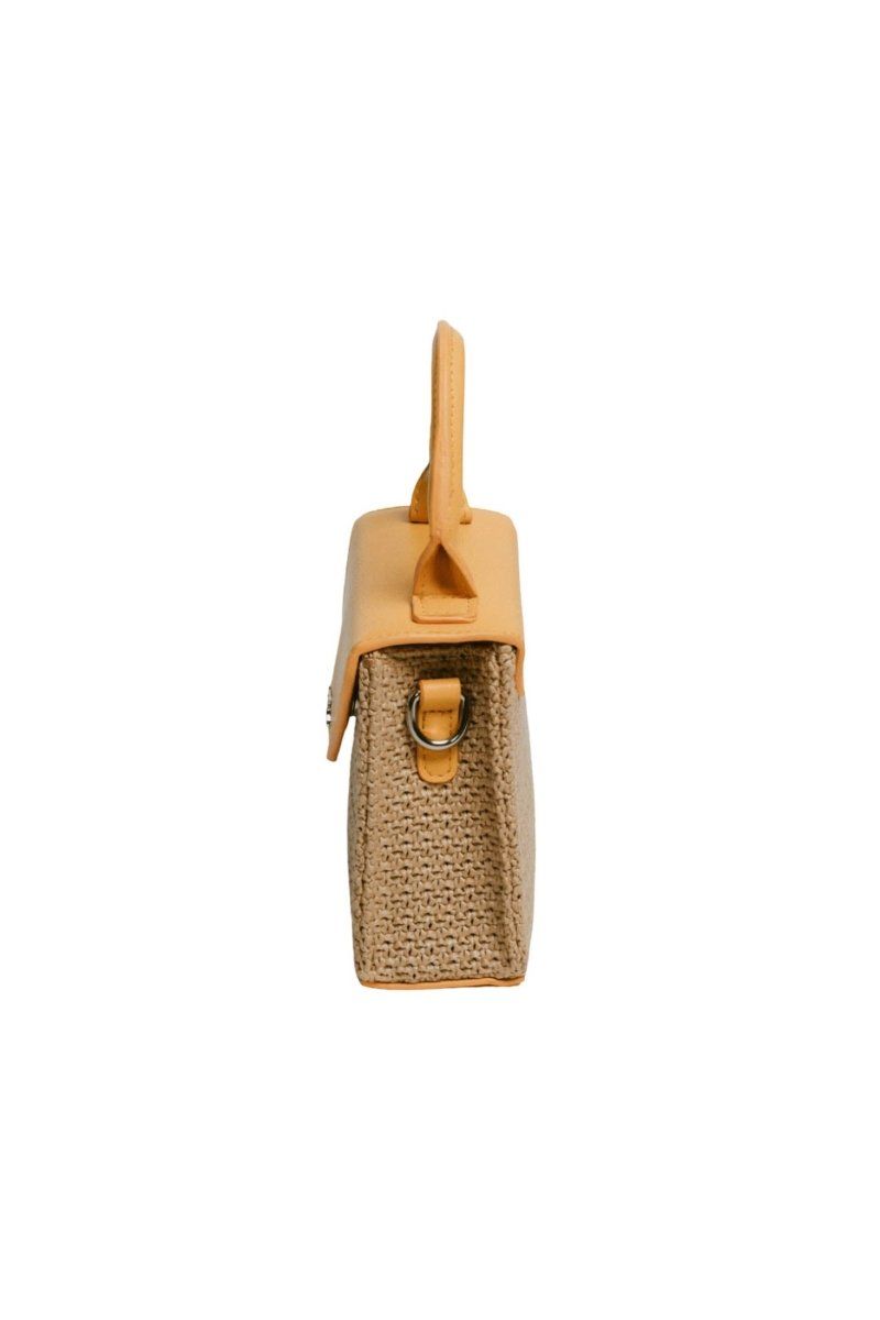 K motif mini basket / Kモチーフ ミニバスケットバッグ (イエロー) / 25SS