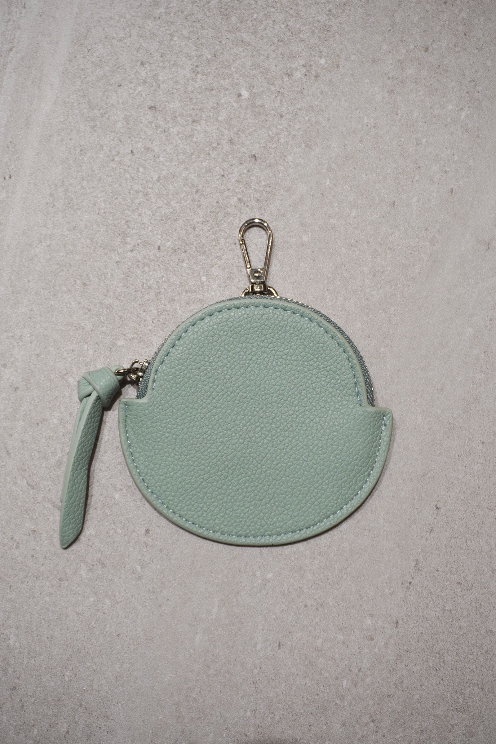 RECYCLING LEATHER MULTI MOBILE POUCH / リサイクルレザーマルチモバイルポーチ (セージ) スマホショルダー/コインケース・カードホルダー付き / 取り外し可能