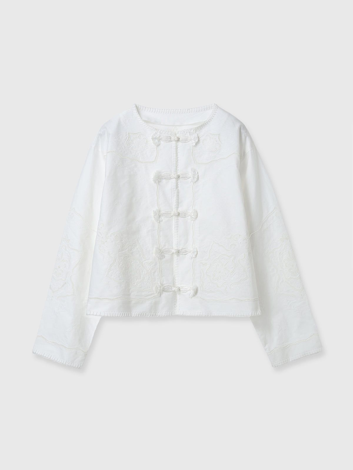 【25AW】VENEZIA LACE BLOUSE / ヴェネツィアレースブラウス (ホワイト)