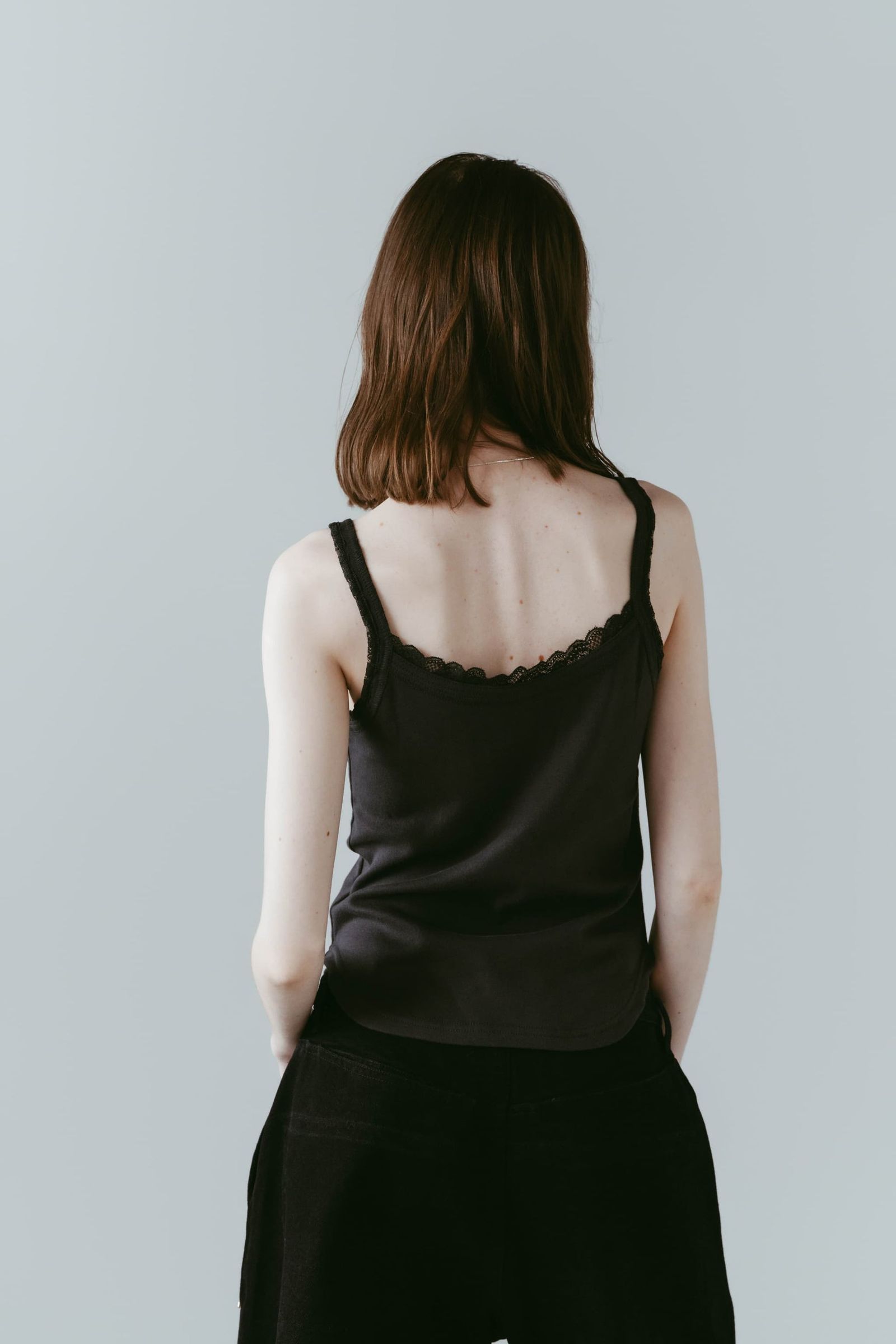 レースディテール キャミソール (グレー) lace detail camisole (Gray) /  26SS