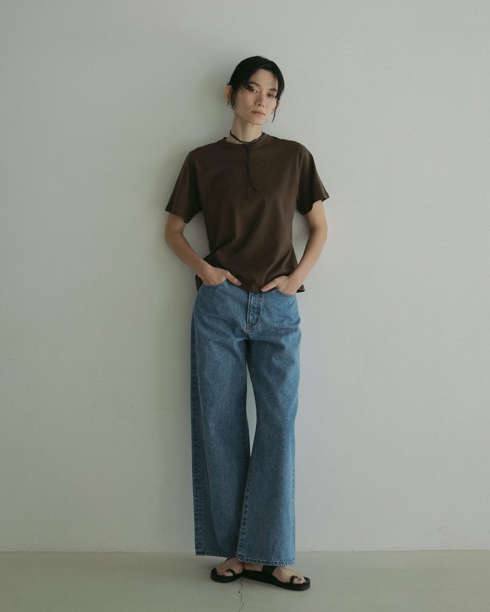 Basic Loose T-shirts / ベーシック ルーズ Tシャツ (ブラウン)
