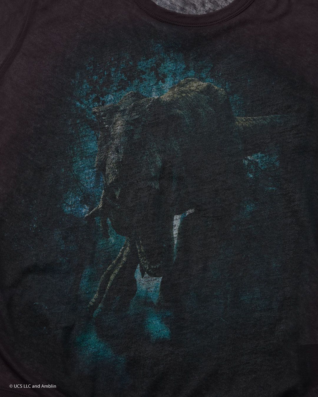 jurassic world sheer jersey big-T / ジュラシックワールドコラボ シアーTシャツ (グリーン)