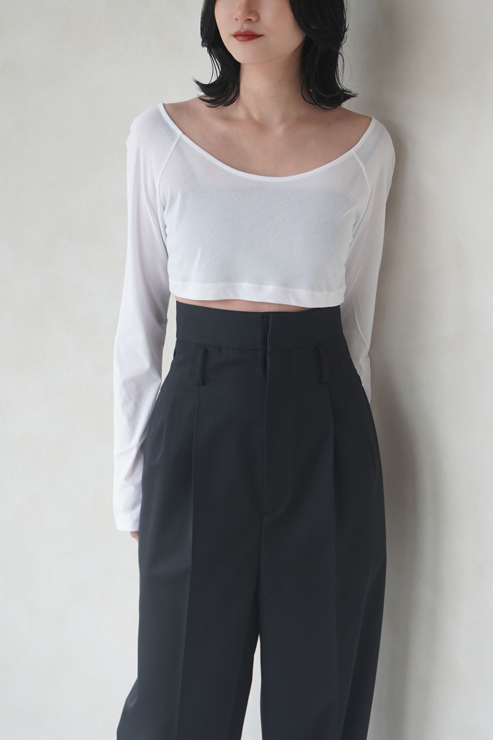 SHEF SHORT PULLOVER / ショートプルオーバー (ホワイト)