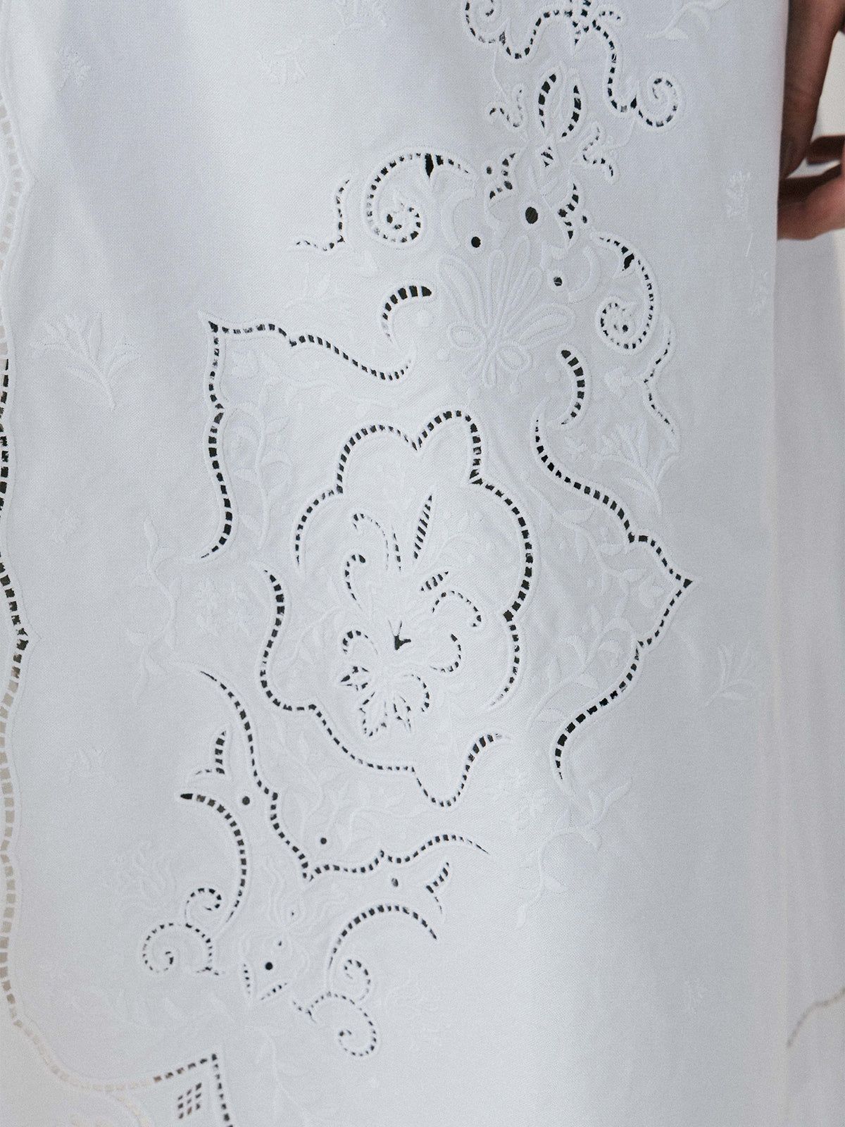 【25AW】VENEZIA LACE SKIRT / ヴェネツィアレーススカート (ホワイト)