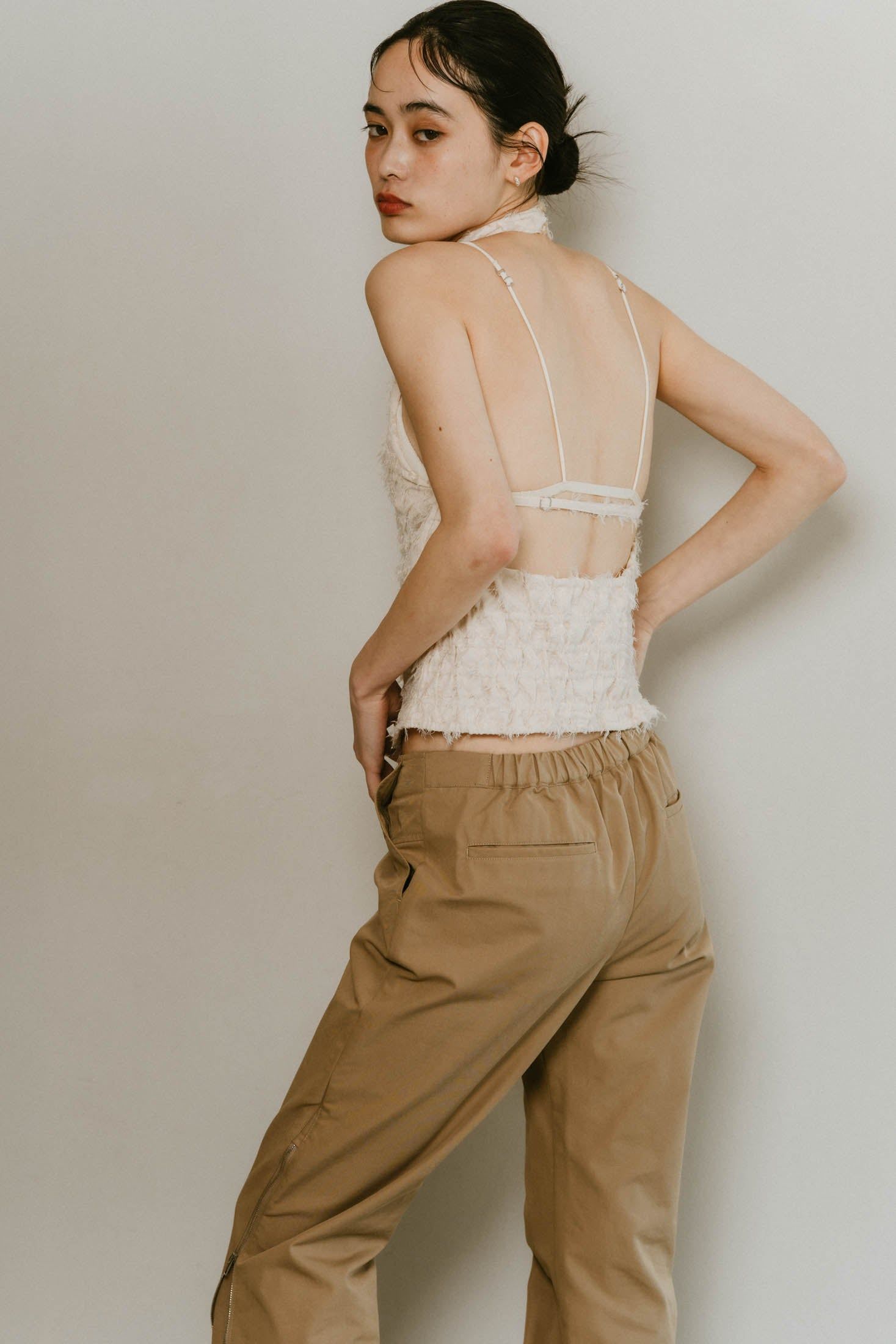 halter neck tops / ホルターネックトップス (アイボリー) / 25SS