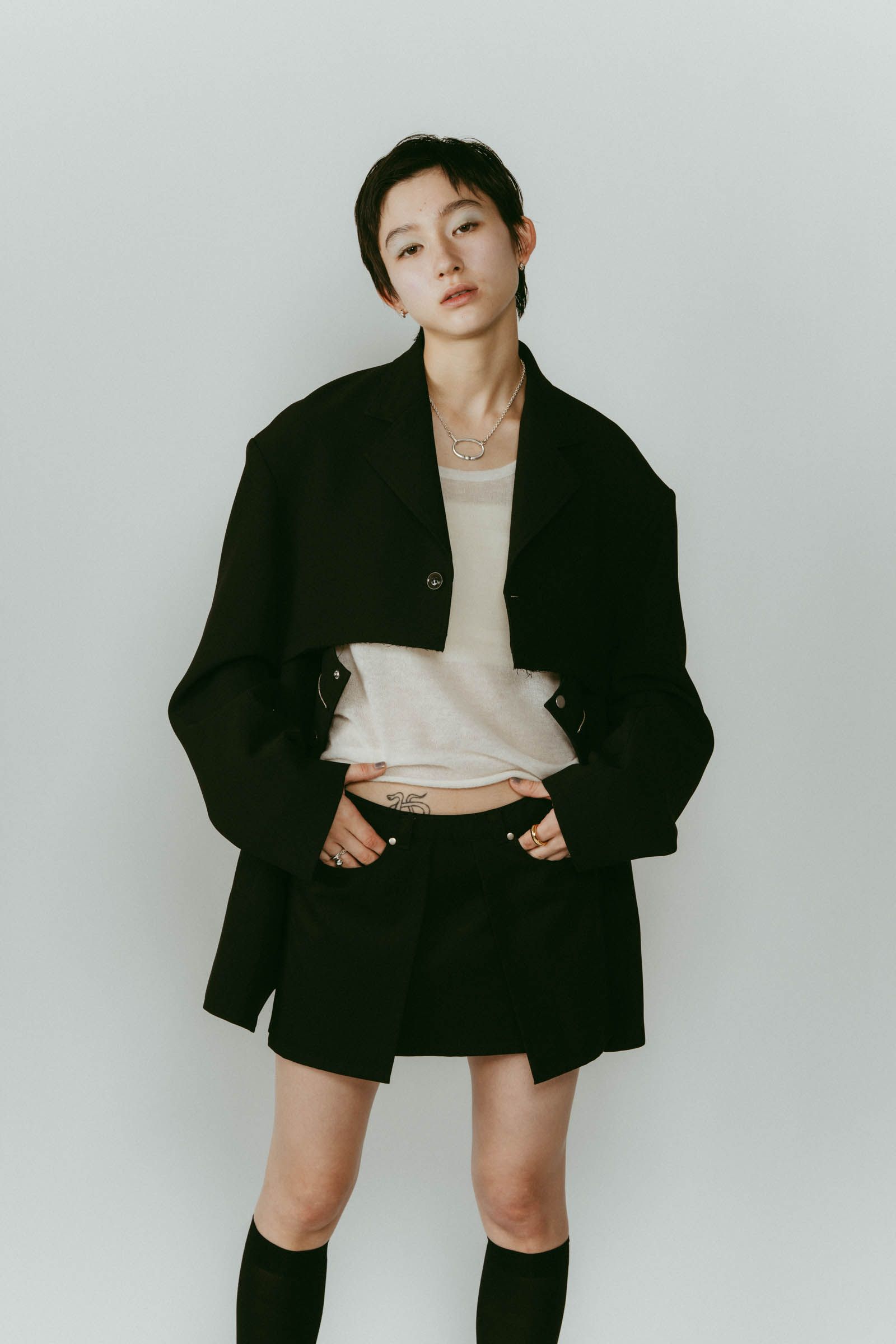 custom dad jacket / カスタムダッドジャケット (ブラック) / 25AW