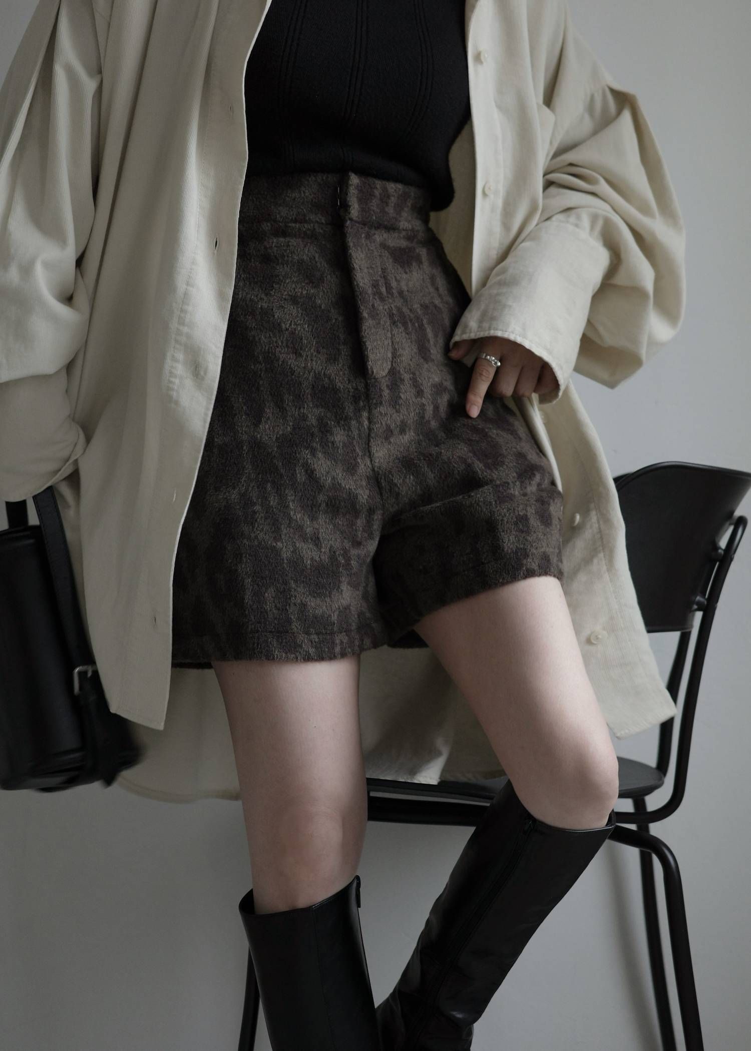 レオパード ブラッシュ ショートパンツ (タン) leopard brushed S/PT (Tan) /  26SS