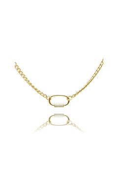 CARABINER CHAIN NECKLACE / カラビナ チェーン ネックレス STERLING SILVER 925 (ゴールドベルメイユ)