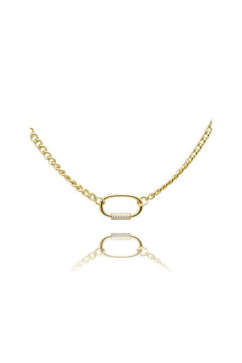 CARABINER CHAIN NECKLACE / カラビナ チェーン ネックレス STERLING SILVER 925 (ゴールドベルメイユ)