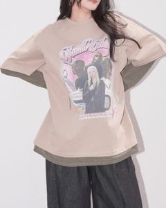 レイヤードTシャツ (ベージュ) AI future layered t-shirt(unisex) (Beige) /  26SS
