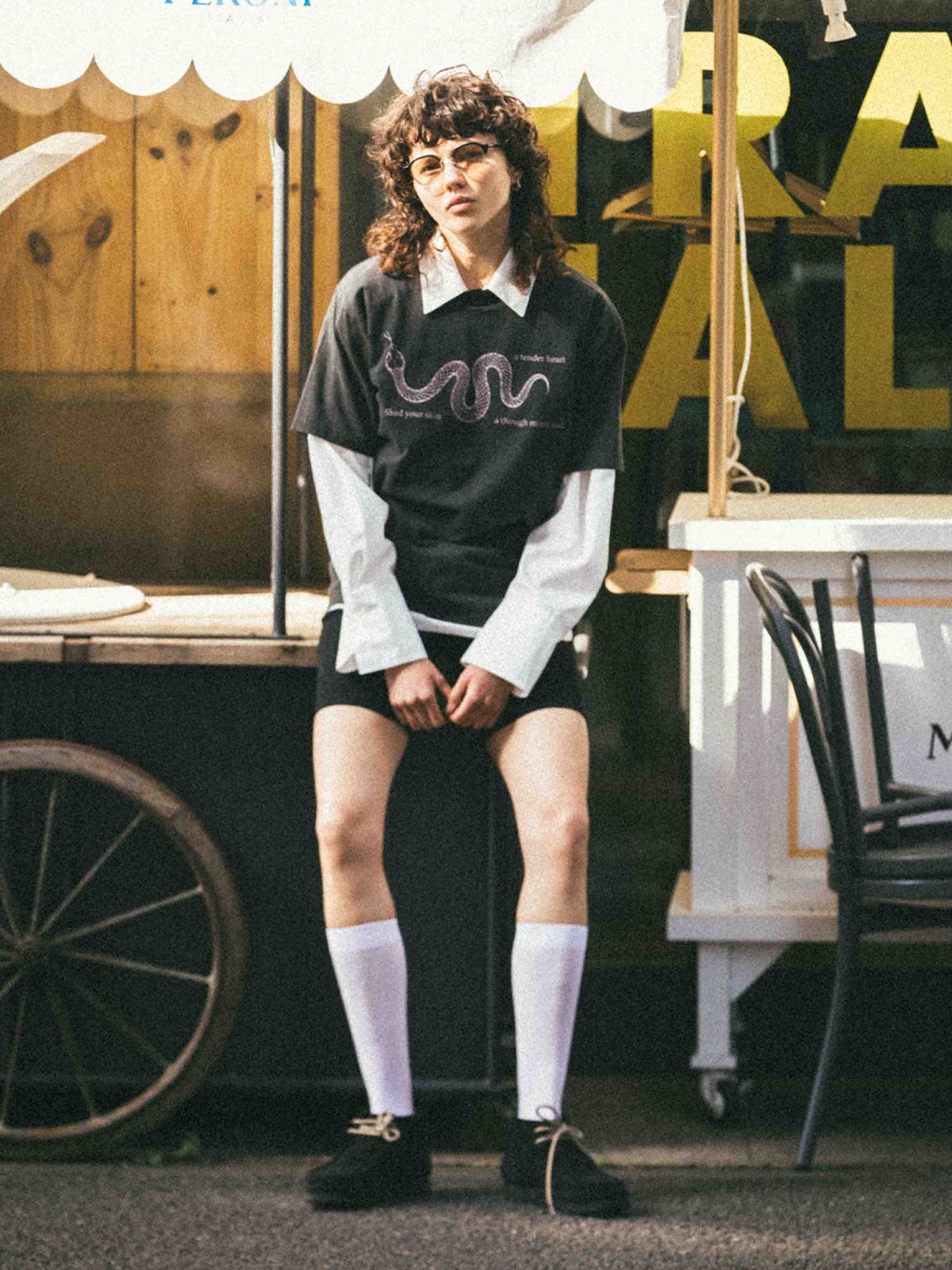 【25SS】PARMANENT TEE / パーマネント Tシャツ (グレー)