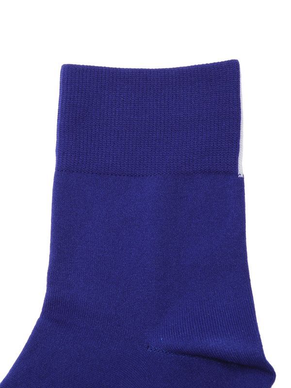 BI-COLOR BACK LINE SOCKS / バイカラーバックラインソックス (ブルー)
