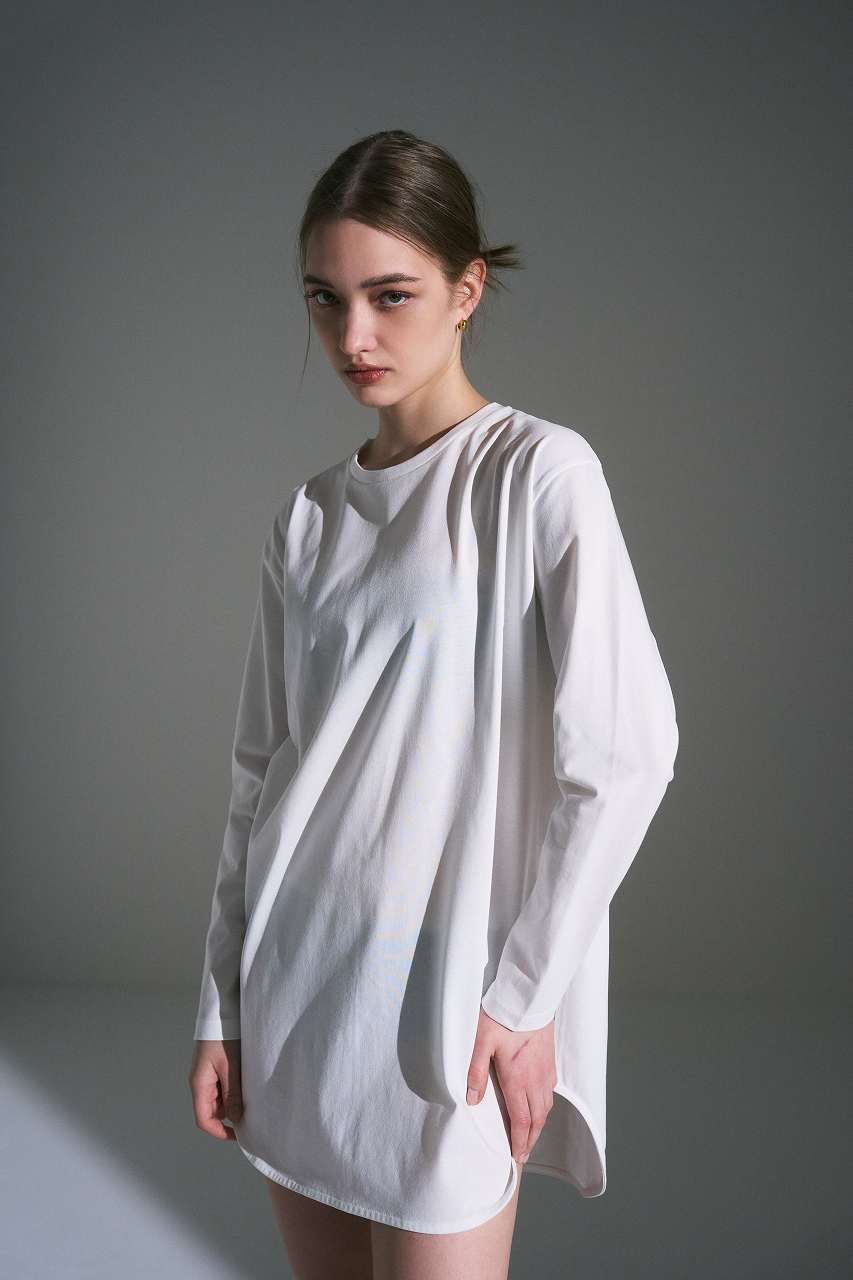サラドラロンT (ホワイト) Dry Long-sleeve T-shirt (White) / 26AW