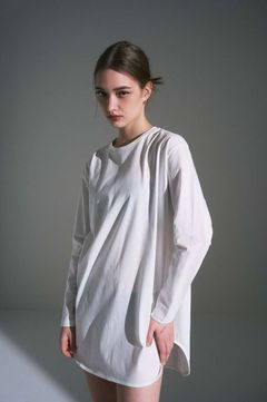 サラドラロンT (ホワイト) Dry Long-sleeve T-shirt (White) / 26AW