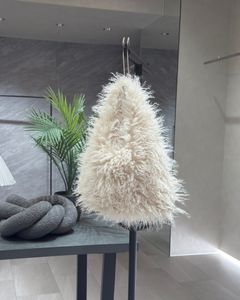 frizzy fur yeti bag / ファーバッグ (アイボリー) / 25AW
