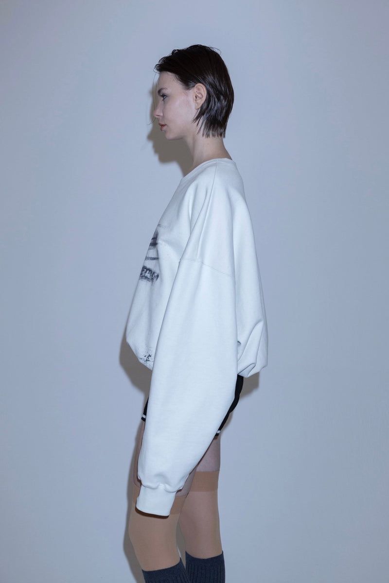 グラフィック スウェット (ホワイト) Graphic sweat (White)