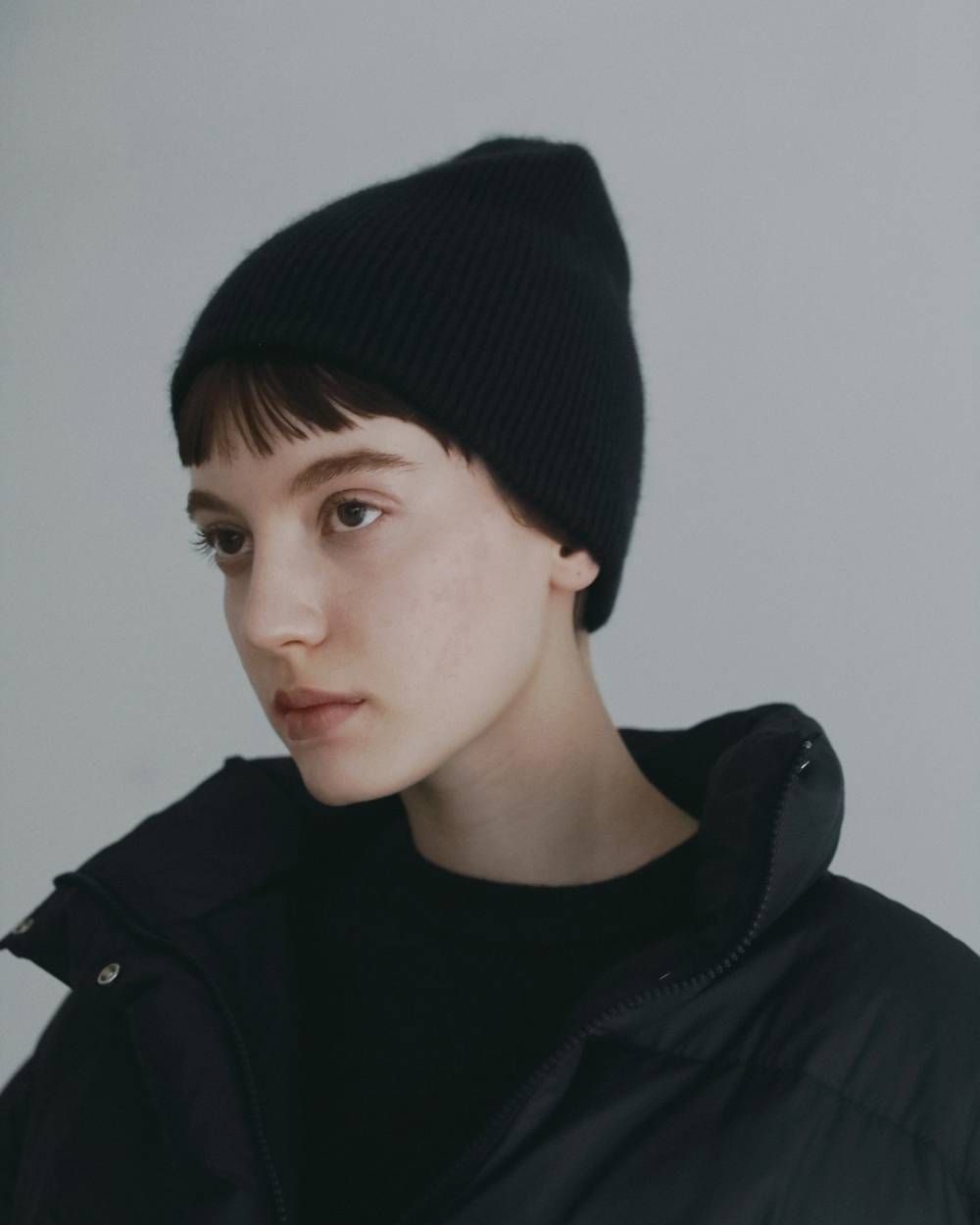 ラクーンニット ビーニー (チャコールグレー) Raccoon Knit Beanie (Charcoal gray) / 26AW 【6月29日まで期間限定予約】