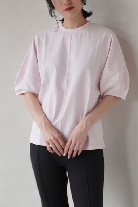 ORGANIC COTTON T-SHIRT / オーガニックコットンTシャツ (ピンク)