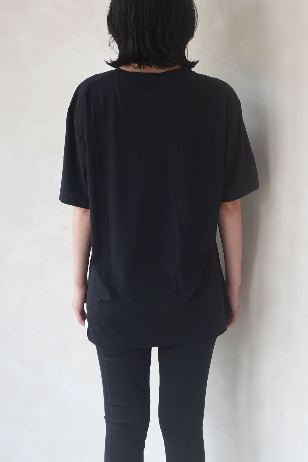 SMOOTH TOUCH CREW NECK T-SHIRTS / スムースタッチ クルーネック Tシャツ (ブラック) / ユニセックス