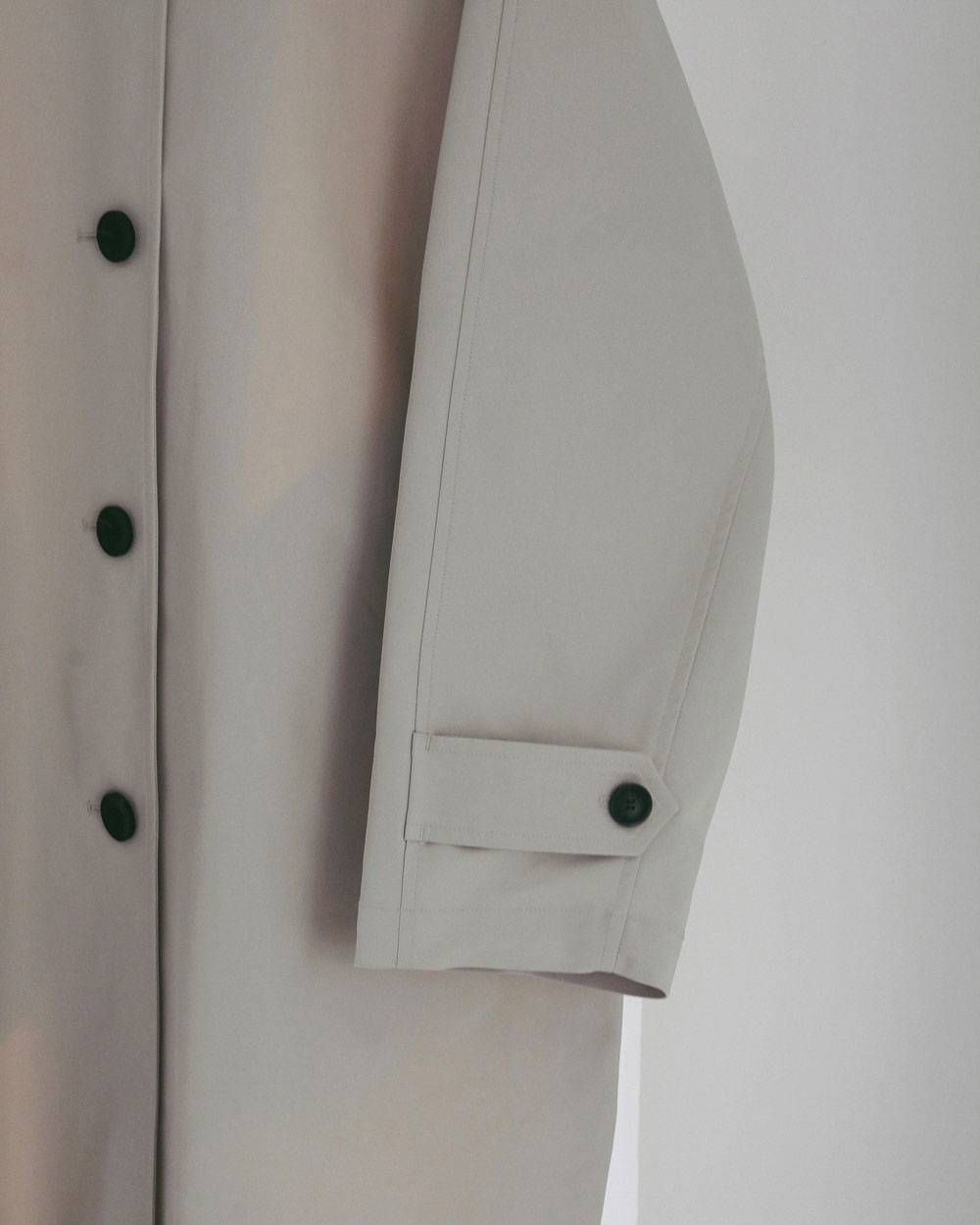 ツイルステンカラーコート (オートミール) Soutiencollar Twill Coat (Oatmeal) / 27SS