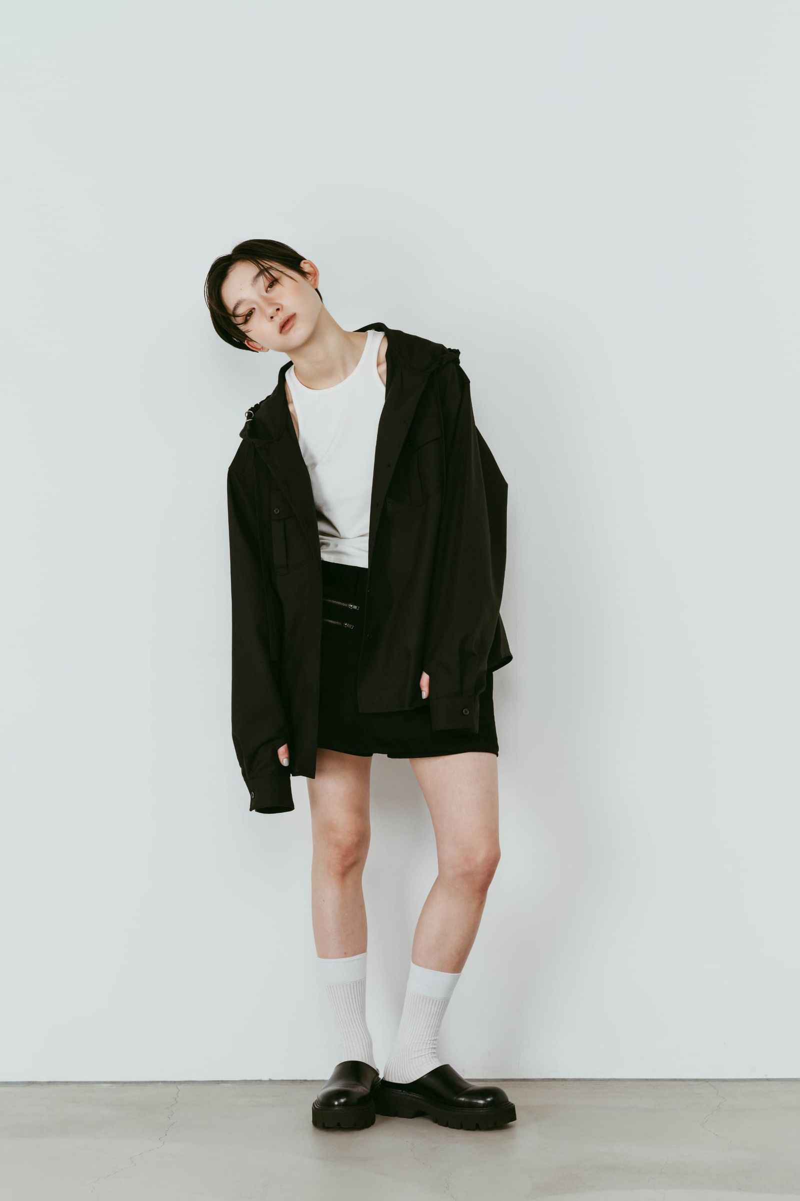 UVプロテクション フーディ (ブラック) UV protection hoodie(unisex) (Black) /  26SS