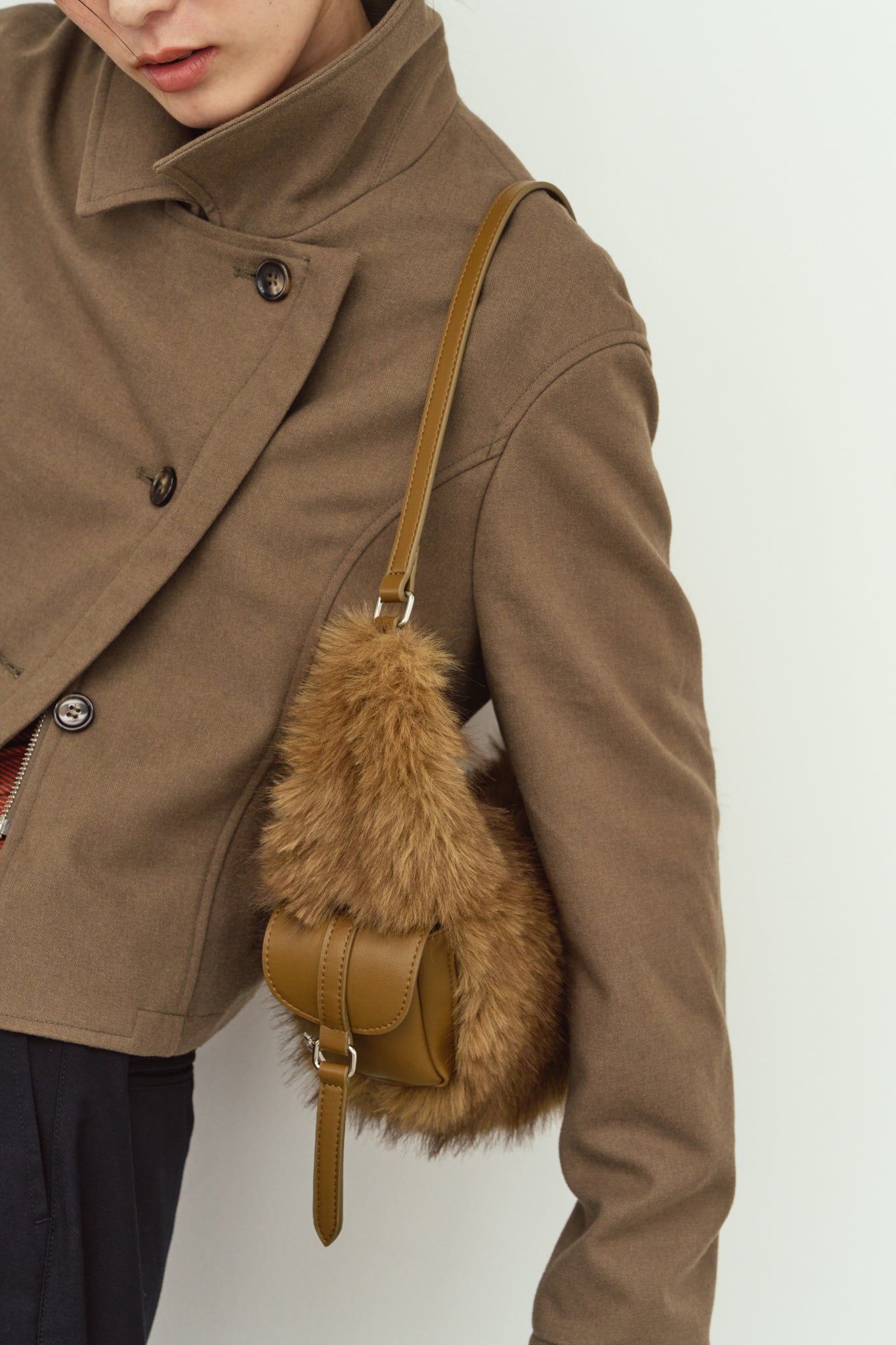 ファーバッグ (キャメル) fur bag (Camel) / 26AW
