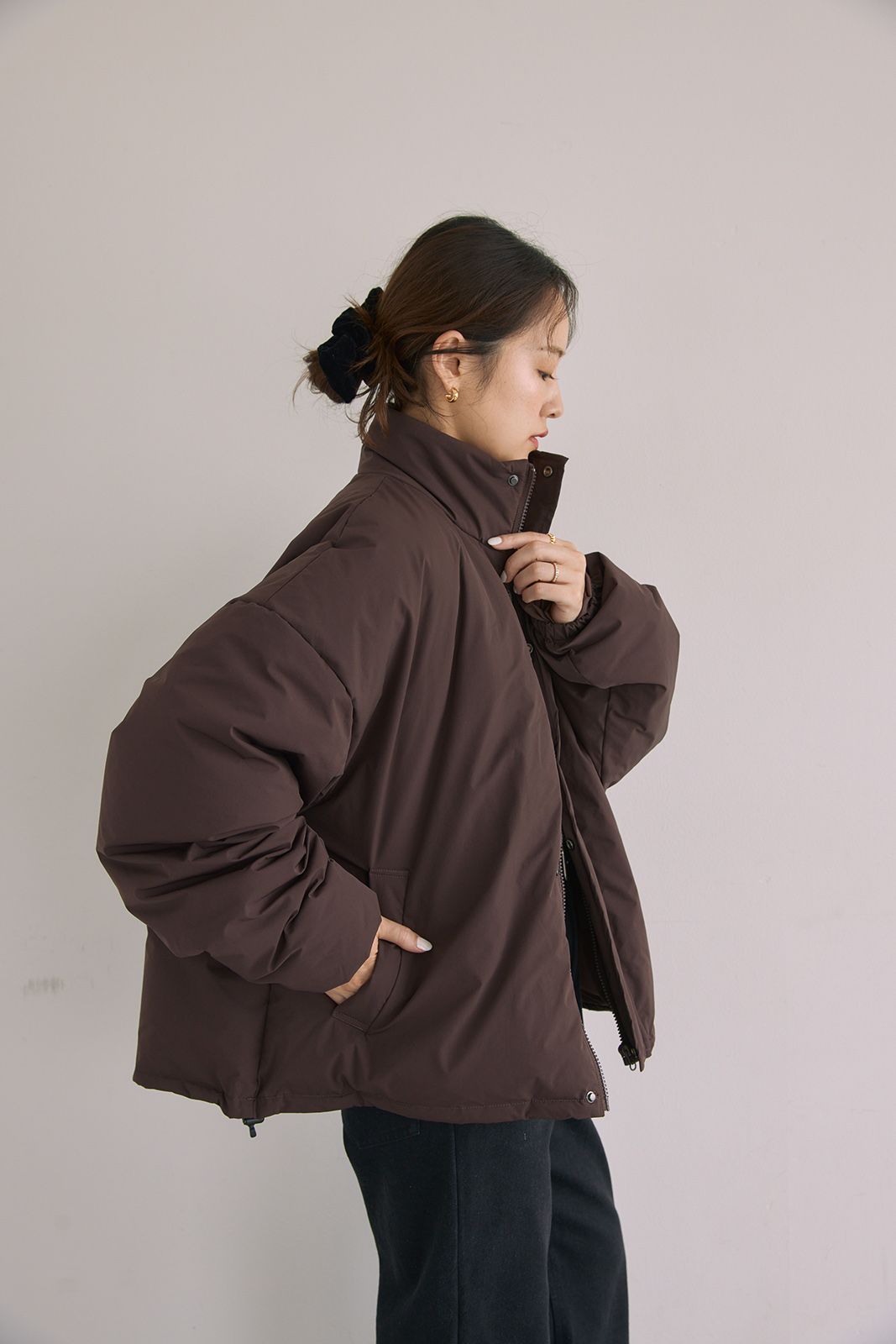 マシュマロダウン (ブラウン) Marshmallow Down (Brown) / 26AW