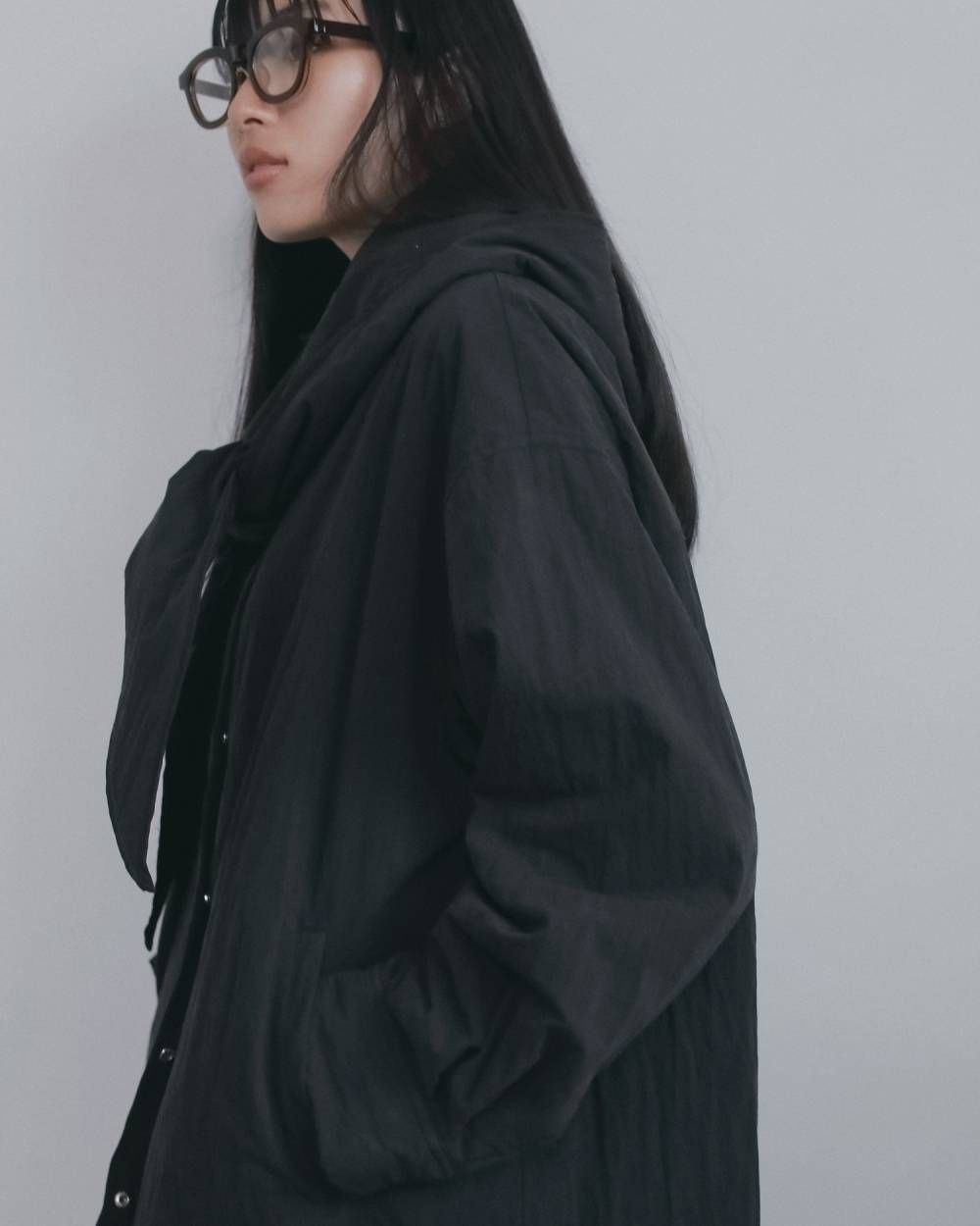 パッデッド フーディ (ブラック) Padded Hoodie Shirts (Black) / 26AW 【6月29日まで期間限定予約】