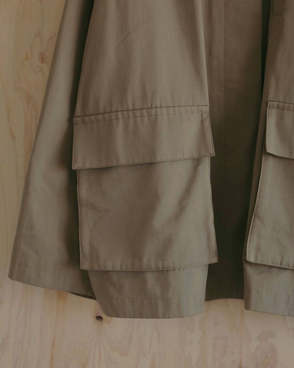 オーバーハーフコート (ベージュ) Over Half Coat (Beige) / 27SS