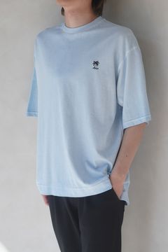 PALM TREE POINT T-SHIRT / パームツリーポイントT / ユニセックス (ライトブルー)
