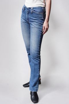 SLIM JEAN TROUSERS / スリムデニムトラウザー (ヴィンテージブルー) / レディース