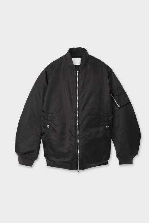 【25AW】MA-1 / リモンタナイロン フライトジャケット (ブラック)
