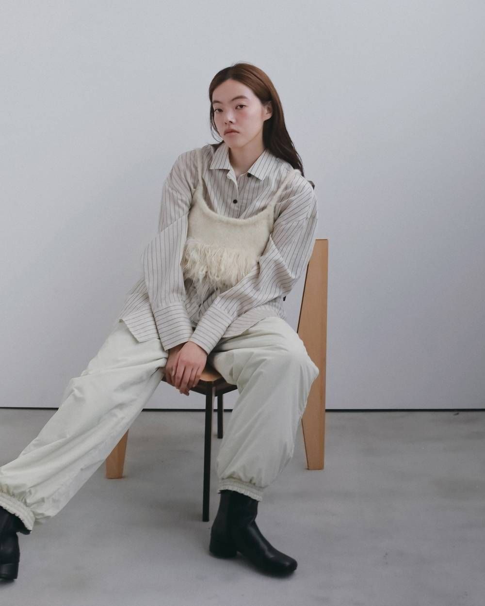 リバーシブル パッディングパンツ (アイスブルー) Reversible Padding Pants (Iceblue) / 26AW 【6月29日まで期間限定予約】