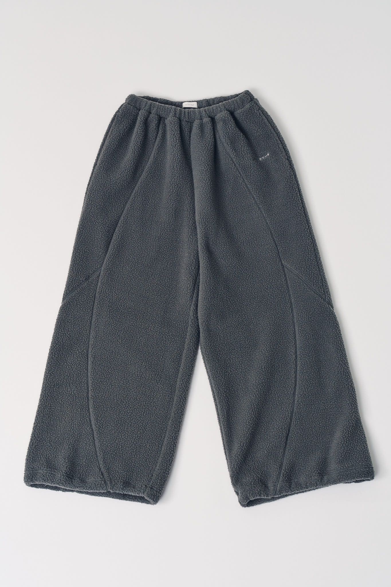 ボアパンツ (グレー) switching boa pants(unisex) (Gray) / 26AW