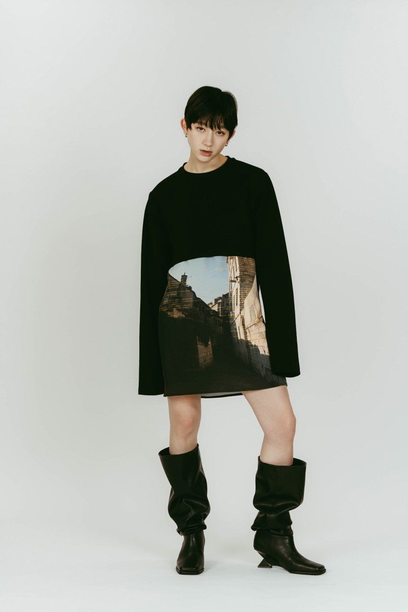 scenery print mini one piece (croatia) / 風景プリントミニワンピース (クロアチア) / 26SS