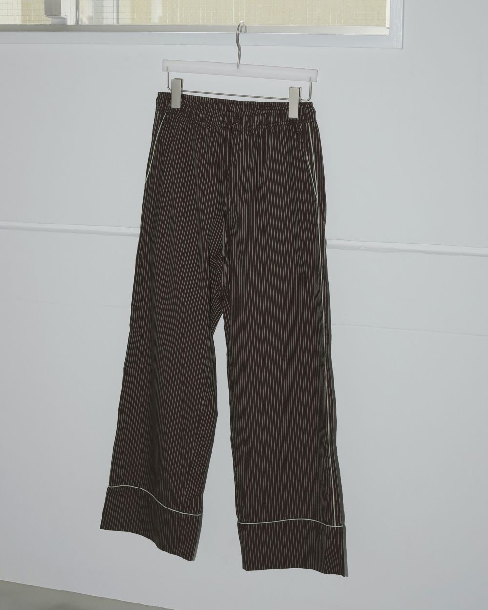 Stripe Pajamas Pants / ストライプ パジャマパンツ (ブラウン)