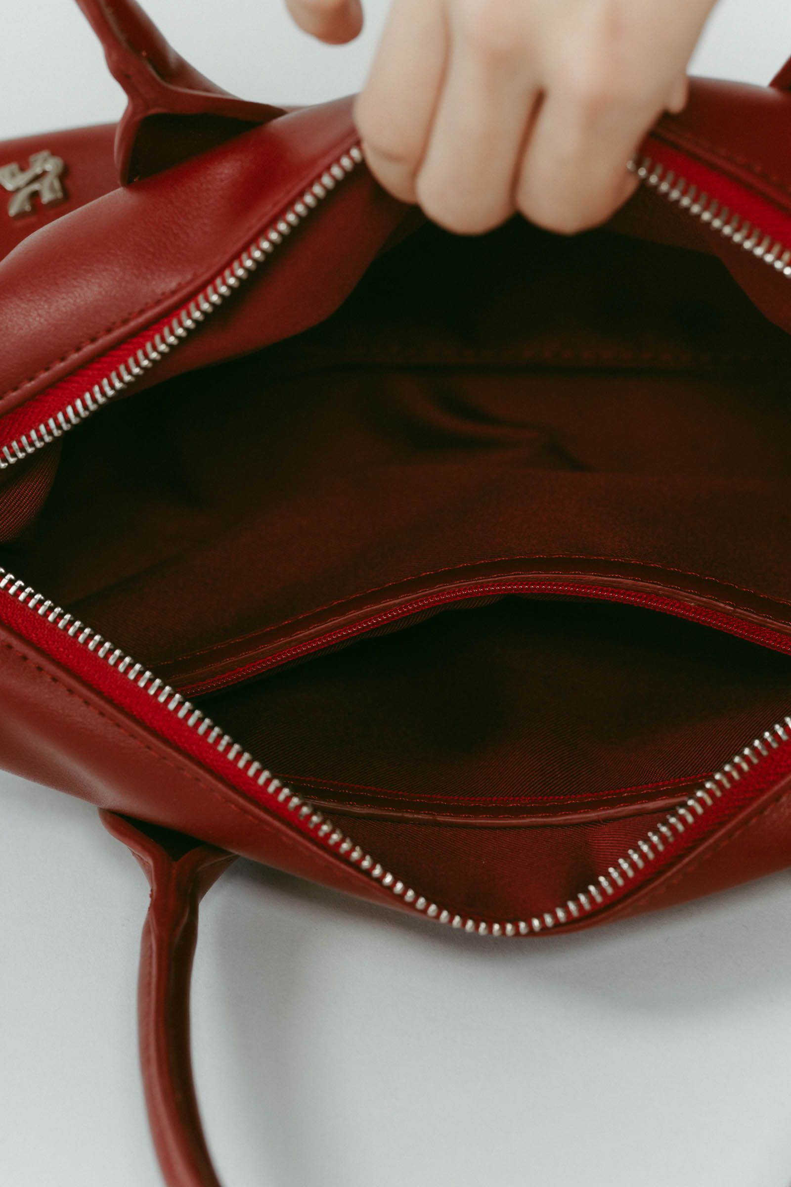 side hook boston bag / サイドフック ボストンバッグ (レッド) / 25AW