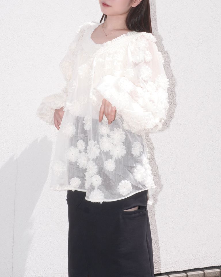 157cm 着用サイズ：「①トップス」フリーサイズ /「②スカート」Sサイズ