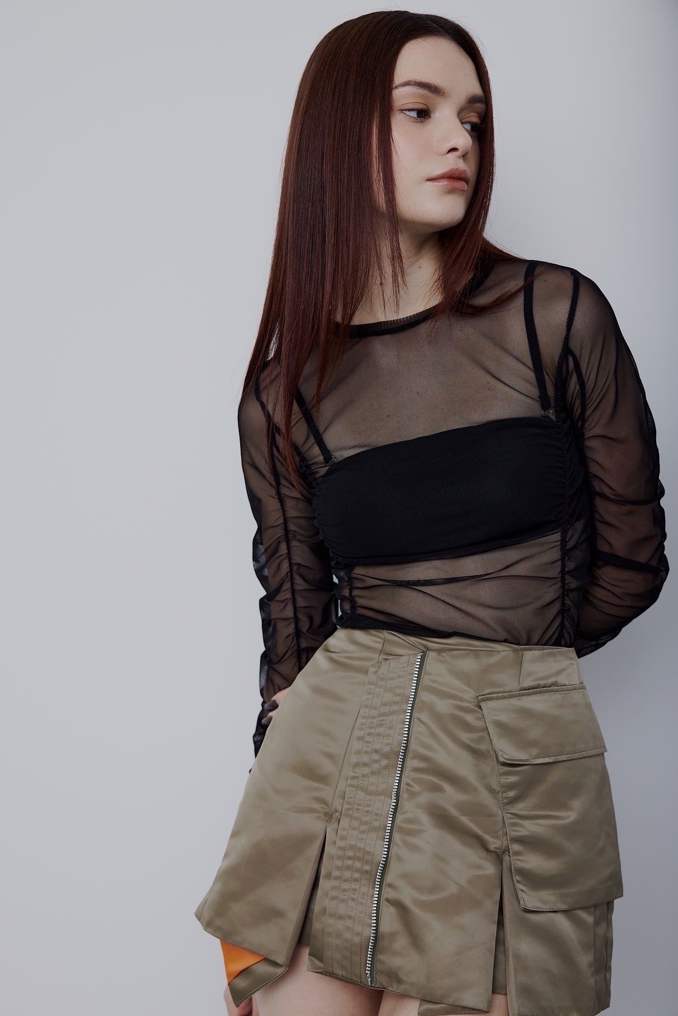 スカート esio Nylon MA-1 skirt Nylon MA-1 skirt – ESIÓ official
