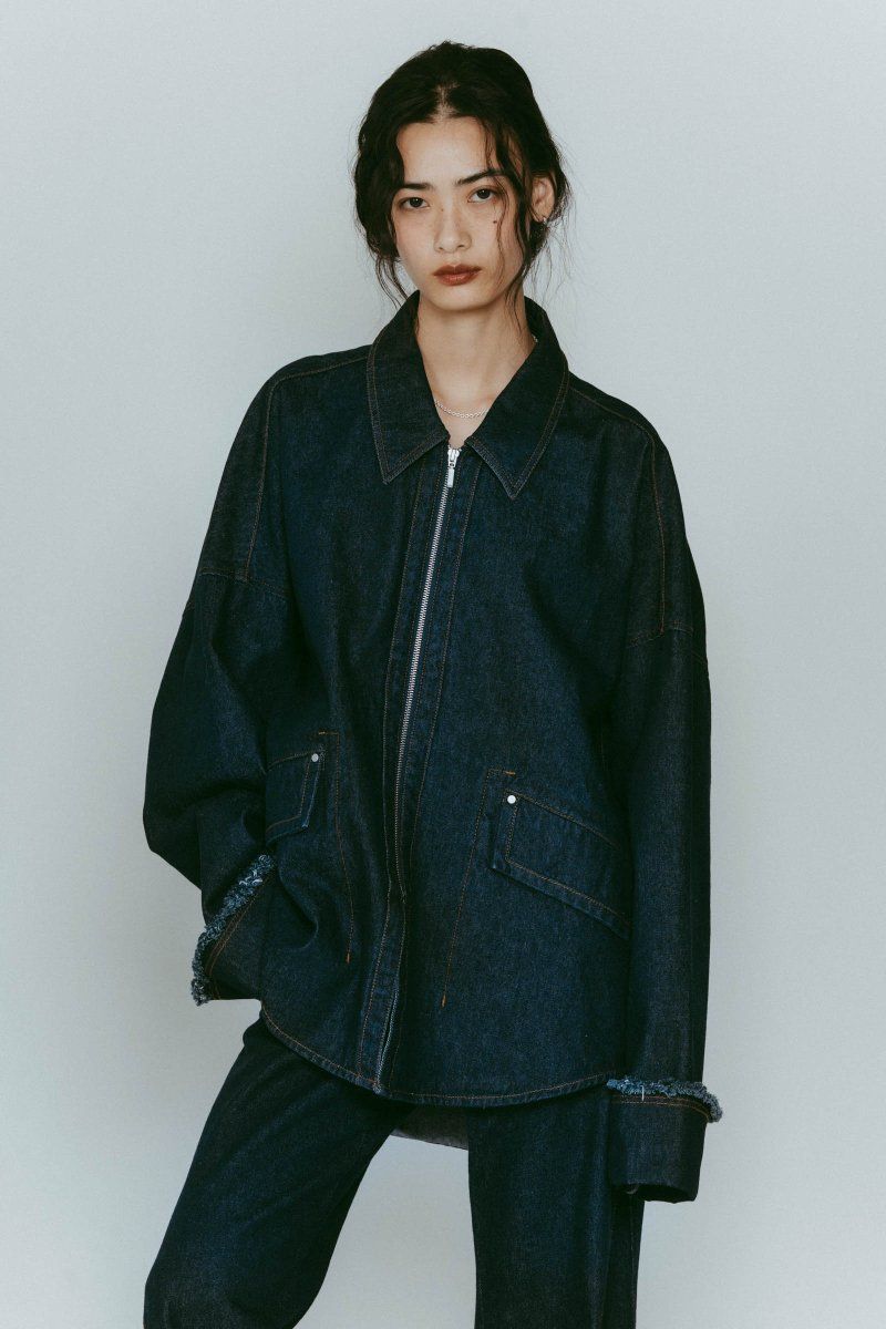 denim over shirt jacket(unisex) / デニムオーバーシャツジャケット (インディゴ) / 25AW