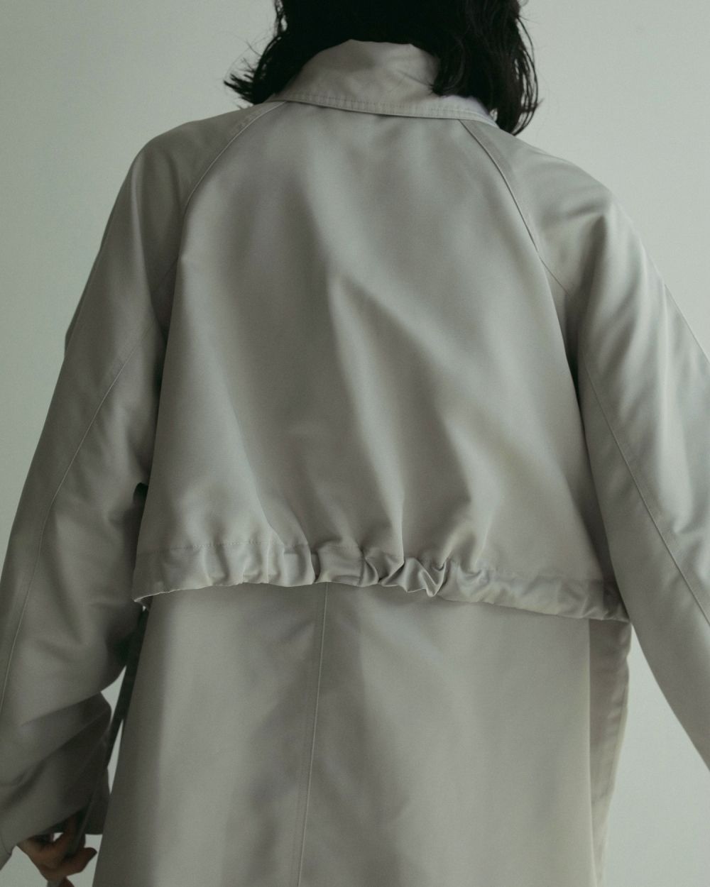 アンヌーク　ツイルステンカラーコート (オートミール) ànuke - Twill Soutiencollar Coat / ツイルステンカラーコート