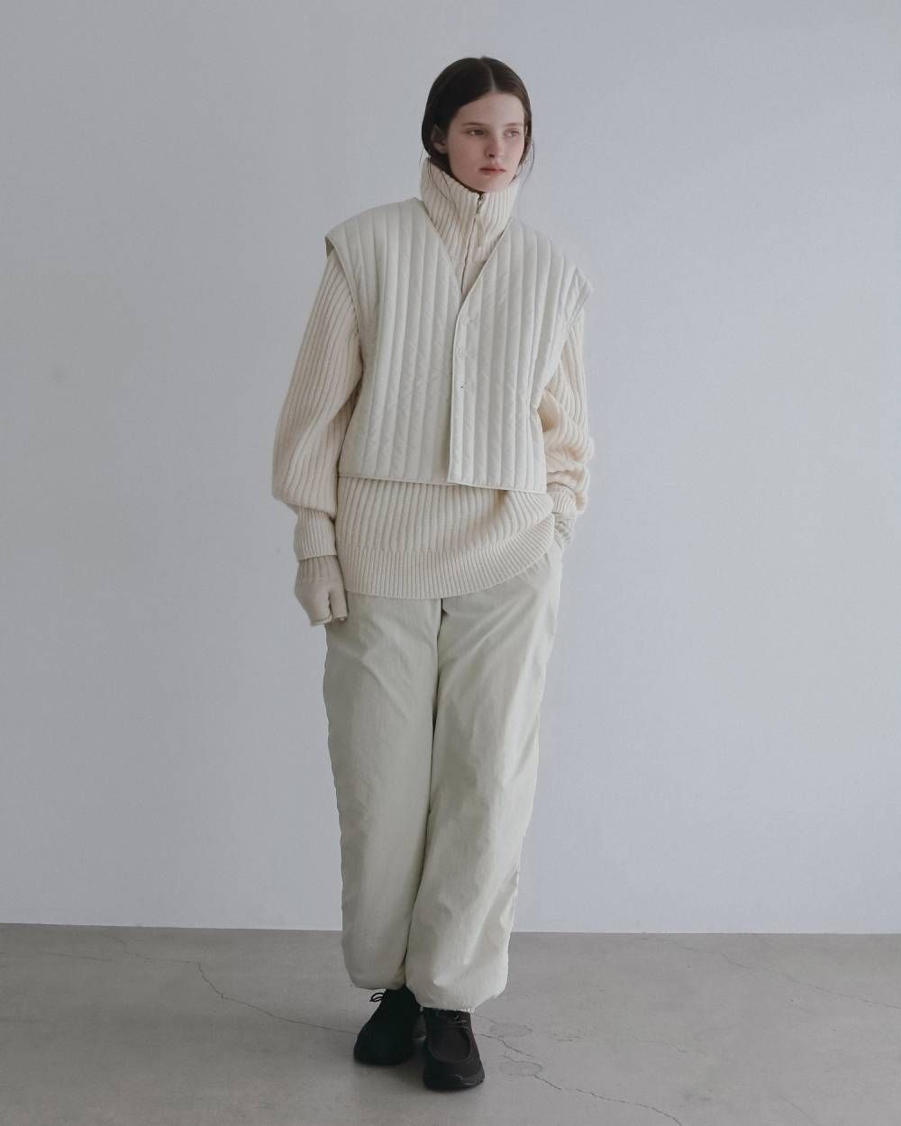 リバーシブル パッディングパンツ (アイスブルー) Reversible Padding Pants (Iceblue) / 26AW 【6月29日まで期間限定予約】
