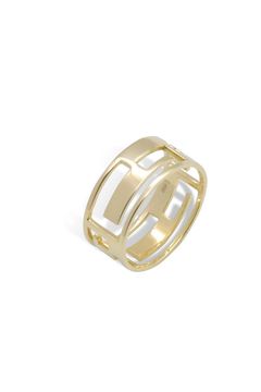 ICONIC G RING / アイコニック ジー リング STERLING SILVER 925 (ゴールドベルメイユ)