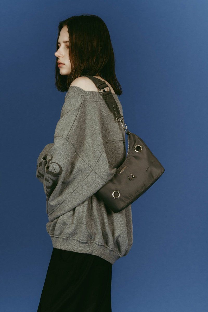pierce mini bag (Gray) / ピアスミニバッグ (グレー) / 26SS