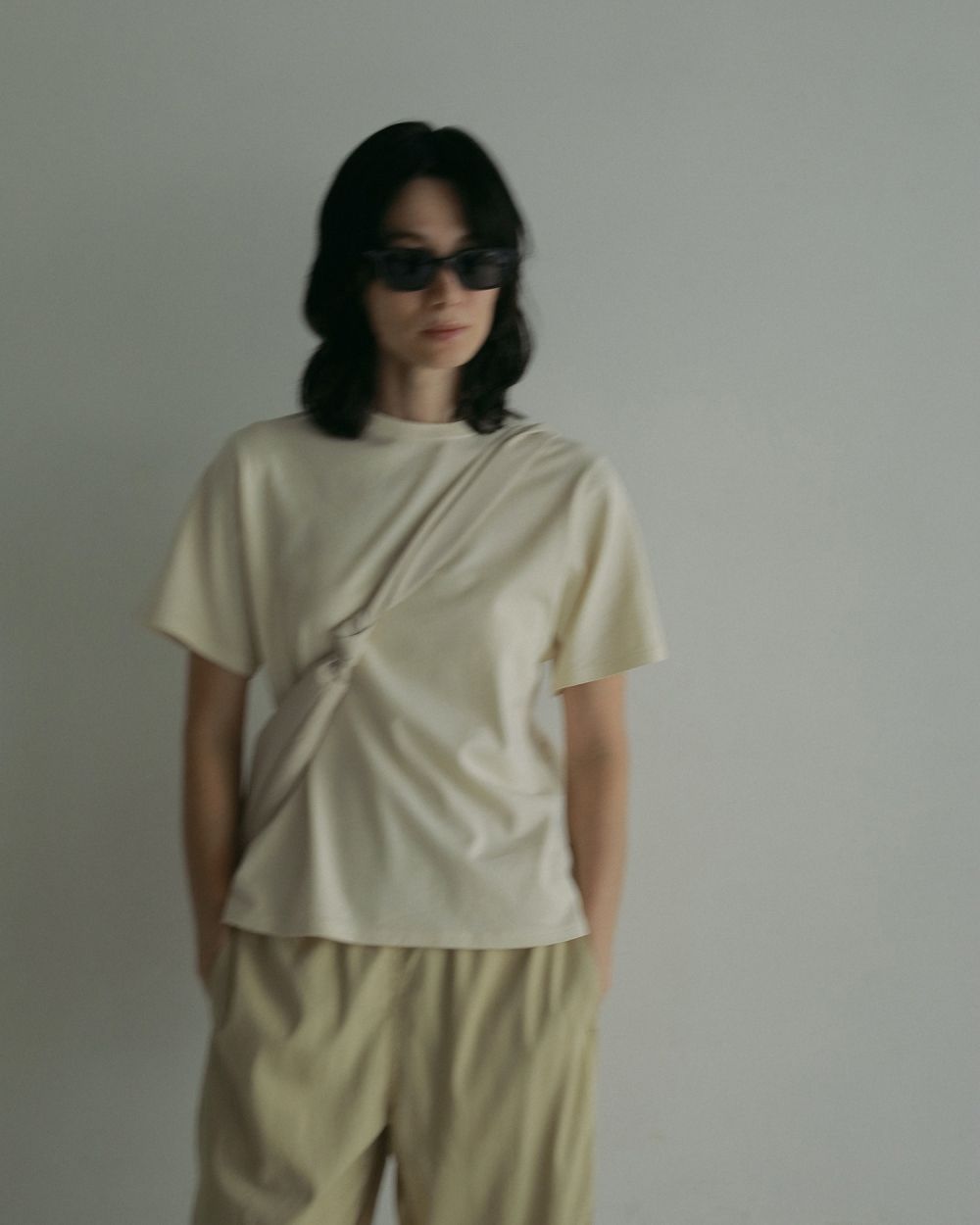 Basic Loose T-shirts / ベーシック ルーズ Tシャツ (クリーム)