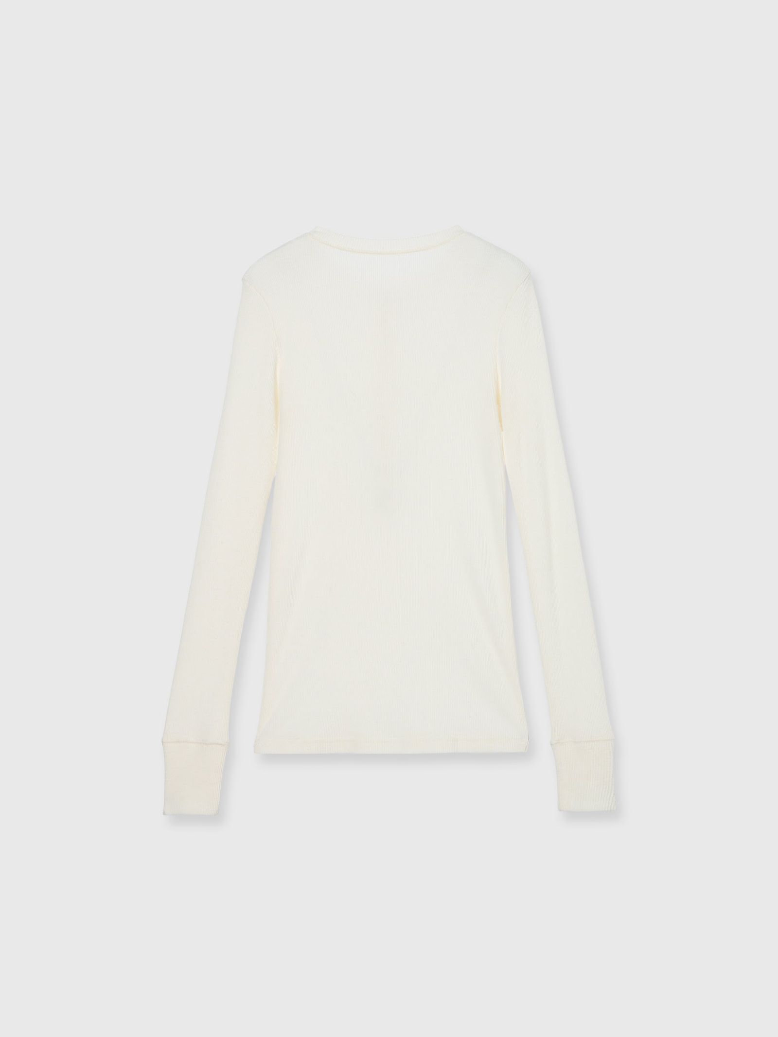 HENLY NECK LONG SLEEVE TEE (Ivory) / ヘンリーネック ロンT (アイボリー) / 26SS